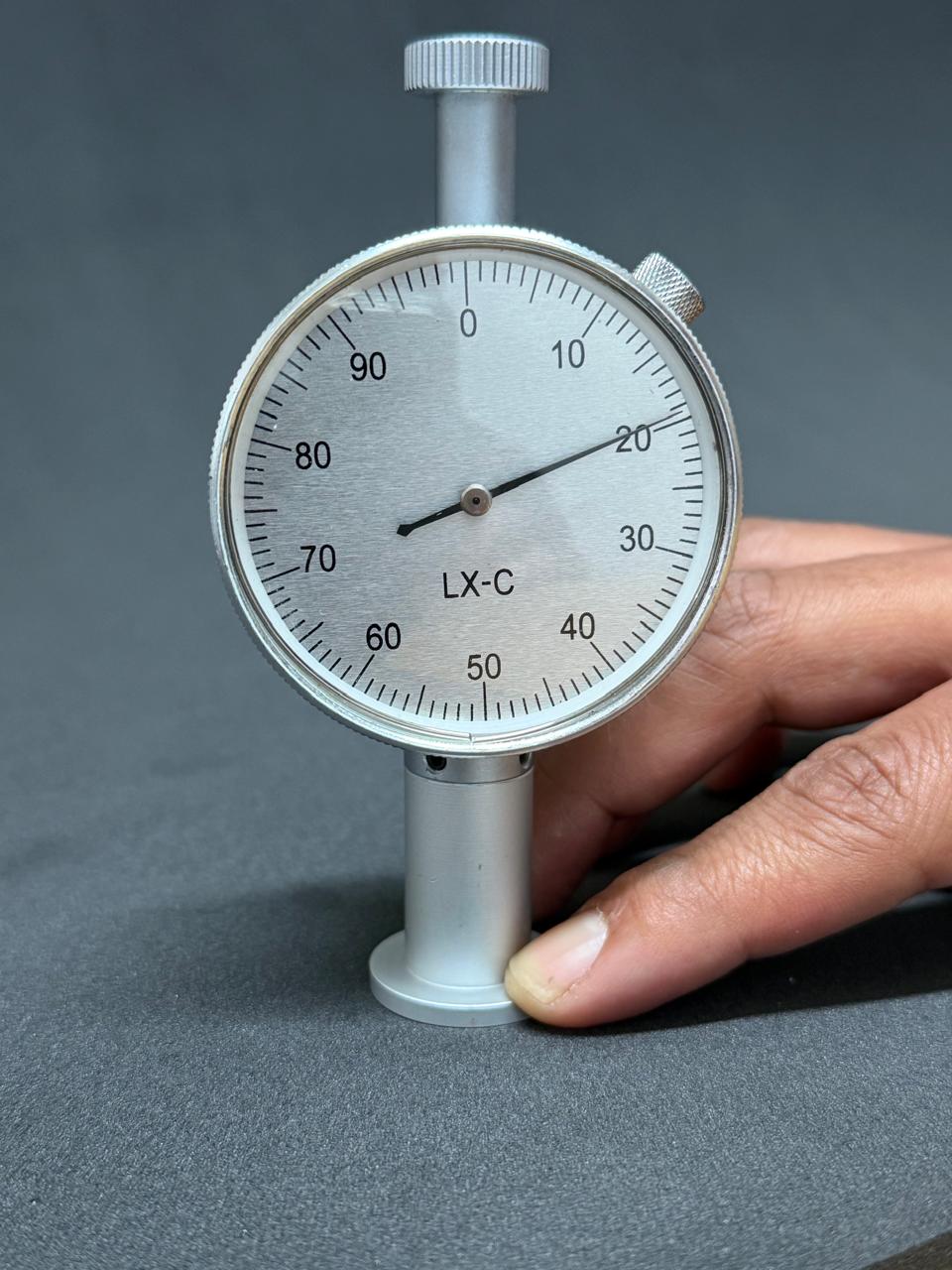 Shore hardness testing